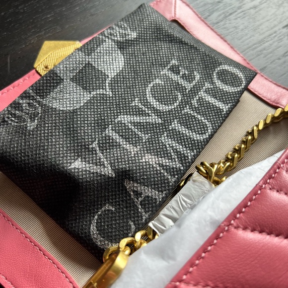 NWT VINCE CAMUTO
Pink Leather Theon Quilted Flap 2 in 1 Crossbody & Shoulder Bag - Picture 10 of 13